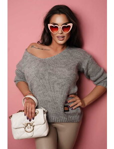 Fashionweek Dámsky štýlový pletený sveter NB3707