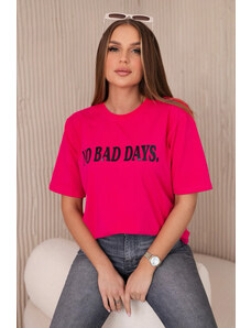 Fashionweek Tričko bavlněné s potiskom No Bad Days K9811