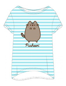 E plus M Dámske tričko na spanie mačička Pusheen