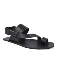 Barefoot dámske sandále Vivobarefoot - OPANKA SANDAL WOMENS OBSIDIAN čierne