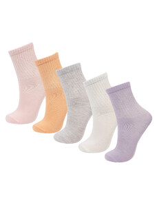 DEFACTO Girl 5 Piece Cotton Long Socks