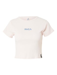 RVCA Tričko 'PARADISE' modrá / rosé