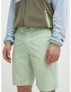 Bavlnené šortky Columbia Washed Out zelená farba, 1491953