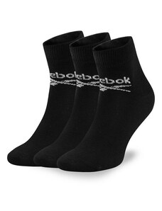 Súprava 3 párov vysokých ponožiek unisex Reebok