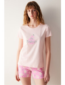 Penti Perfektný ružový pyžamový set so šortkami