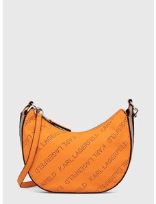 Kabelka Karl Lagerfeld oranžová farba