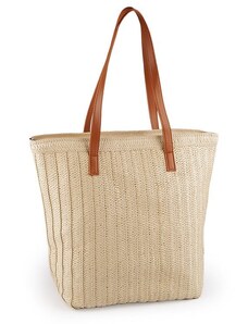Stoklasa Letní / plážová taška z papírové slámy 37x46 cm - 1 přírodní sv.
