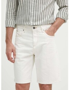 Rifľové krátke nohavice Lindbergh pánske, béžová farba