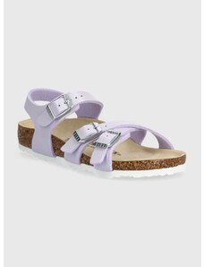 Detské sandále Birkenstock Kumba K BF fialová farba
