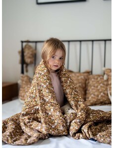 Zateplená deka pre bábätká La Millou Velvet FLOWER STYLES