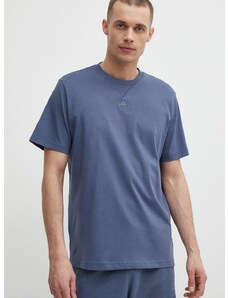 Bavlnené tričko adidas pánske, jednofarebné, IR9112