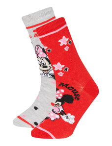 DEFACTO Girl Mickey & Minnie Licensed 2 piece Long sock