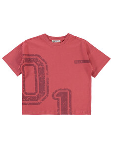 Civil Boys Chlapčenské tričko 6-9 ročné tričko Coral