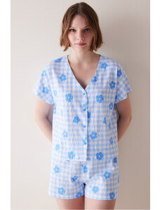 Penti Základná súprava Gingham Shirt Shorts Pyžama