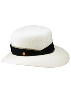 Panamský biely klobúk - Cloche so širšou krempou - Mayser - UV faktor 80 - Mayser Palmira