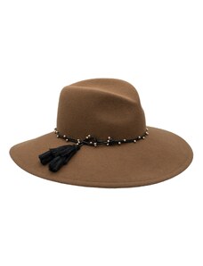 Dámsky hnedý zimný klobúk Hilary - Mayser