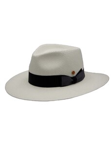 Luxusný panamský klobúk - klobúk Fedora - ručne pletený, UV faktor 80 - Ekvádorská panama - Mayser Nizza