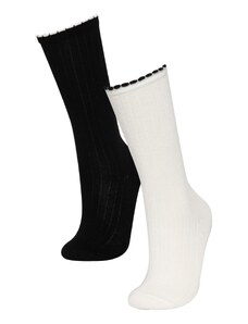 DeFacto Dievčenské 2-dielne bavlnené ponožky C2925a8ns