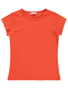 Civil Girls Dievčenské tričko 6-9 rokov tmavo oranžové