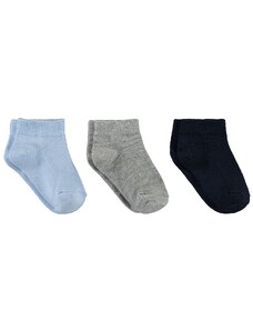 Civil Boys Chlapčenské 3-dielne ponožky do topánok 2-12 rokov modré