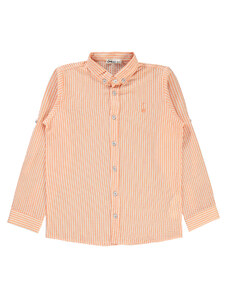 Civil Boys Chlapčenská košeľa 10-13 rokov oranžová