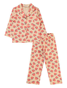 Civil Girls Dievčenská pyžamová súprava 2-5 Years Soft Peach