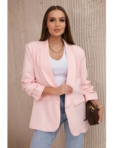 Kesi Elegant jacket with lapels light powder pink