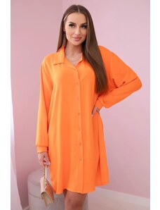 Kesi Long shirt with orange viscose