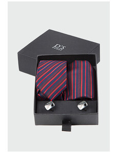 D'S Damat Štandardné súpravy príslušenstva na kravatu, vreckovku a manžetové gombíky