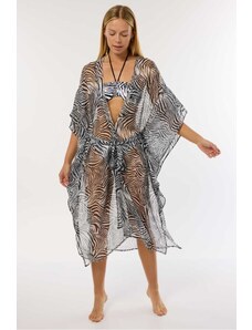 AYYILDIZ Plážové šaty so vzorom 4800 Zebra