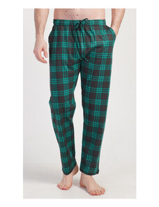 Gazzaz Pánske pyžamové nohavice Albert, farba zelená, 100% bavlna