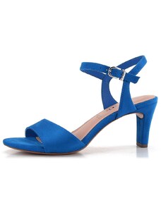 Tamaris sandále na podpätku Royal Blue 1-28028-42
