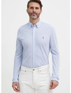 Bavlnená košeľa Polo Ralph Lauren pánska,regular,s golierom button-down,710934576