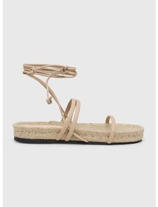 Kožené sandále Alohas Rayna dámske, béžová farba, S100322.03