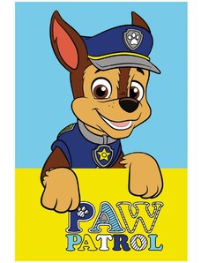 Carbotex Detský uterák Tlapková patrola - Paw Patrol - motív policajt Chase - 100% bavlna - 30 x 50 cm
