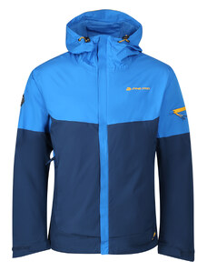 Men's jacket with ptx membrane ALPINE PRO NORM electric blue lemonade