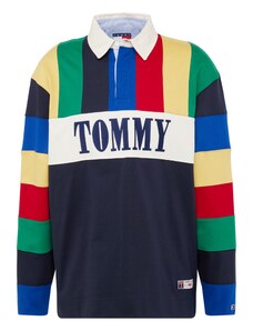 Tommy Jeans Tričko námornícka modrá / žltá / červená / biela