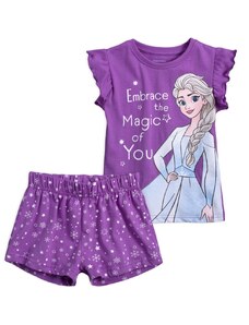 Dievčenské pyžamo DISNEY FROZEN MAGIC fialové