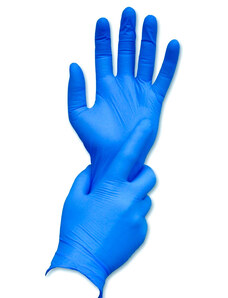 Starnails Nitrilové rukavice, bez latexu, modré (S) - 5 párov