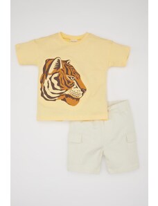 DeFacto Chlapčenské tričko Tiger s krátkym rukávom, 2-dielna súprava C3422a524sm