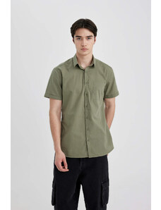 DEFACTO Slim Fit Polo Collar Short Sleeve Shirt