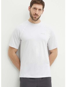 Športové tričko Marmot Windridge biela farba, jednofarebné