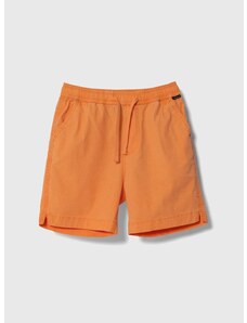 Detské krátke nohavice Quiksilver TAXER YOUTH oranžová farba, nastaviteľný pás