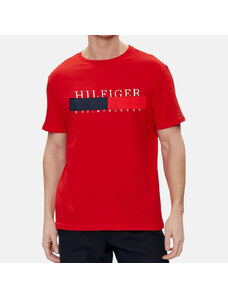 Pánské červené triko Tommy Hilfiger 55764