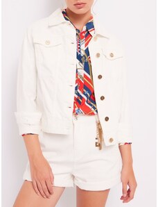 GAUDI Jeans White rifľová bunda