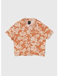 Detská košeľa Vans AMSTONE SS TOP GR oranžová farba