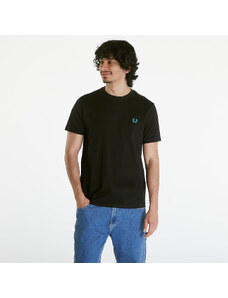 Pánske tričko FRED PERRY Print T-shirt Black