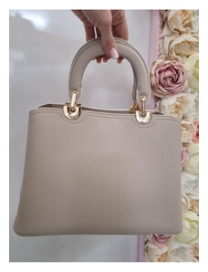 Katrin's Fashion Béžová elegantná kabelka do ruky Diana&Co