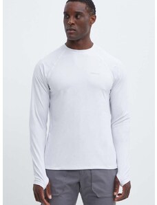 Športové tričko s dlhým rukávom Marmot Windridge biela farba, jednofarebný