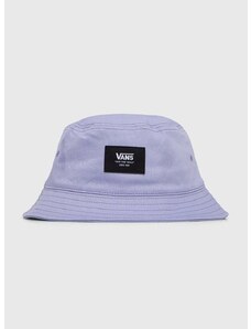 Bavlnený klobúk Vans fialová farba, bavlnený